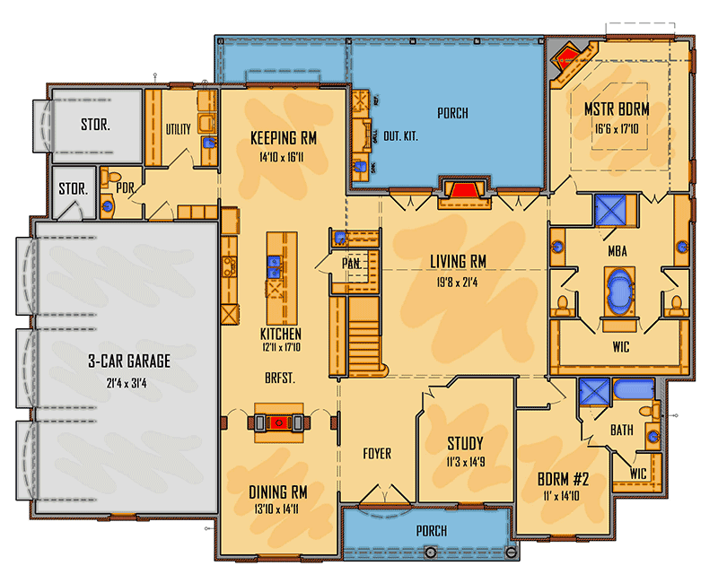 5 bedroom house plan design