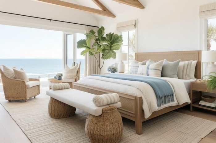 Coastal bedroom design ideas