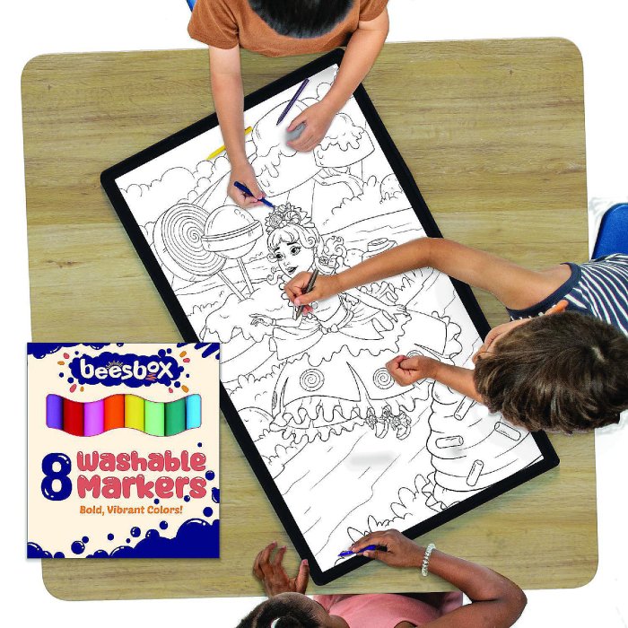 Summer kids coloring pages