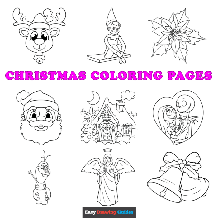 Kids christmas coloring sheet