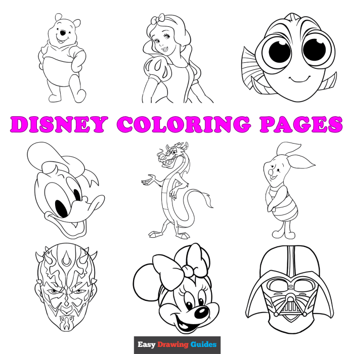 Coloring pages for kids disney