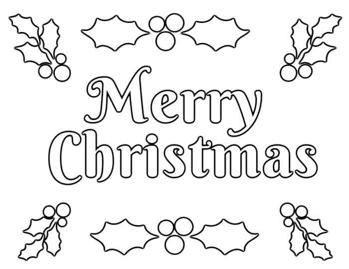 Free printable christmas coloring pages for kids